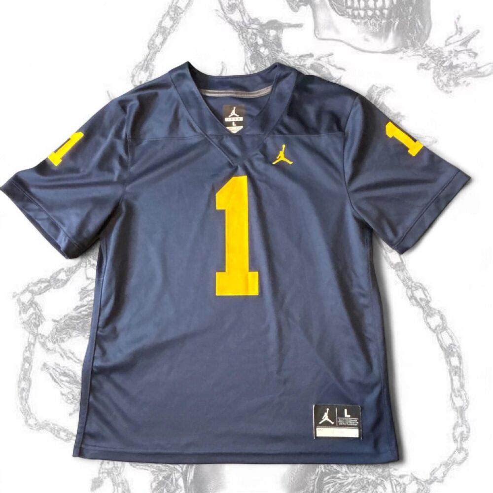 Jordan Navy and Blue Jersey